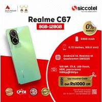 Realme C67 8GB-128GB | 1 Year Warranty | PTA Approved | Monthly Installment By Siccotel Upto 12 Months