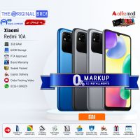 Redmi 10A (3GB RAM 64GB Storage) PTA Approved | Easy Monthly Installment - The Original Bro - With Free Gift (Unbranded Handsfree)