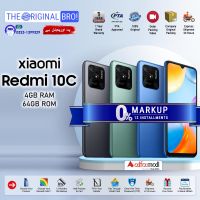 Redmi 10C (4GB RAM 64GB Storage) PTA Approved | Easy Monthly Installment - The Original Bro - With Free Gift (Unbranded Handsfree)