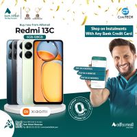 Redmi 13C 6GB-128GB | PTA Approved | 1 Year Warranty | Installment With Any Bank Credit Card Upto 10 Months | CoreTECH