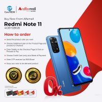 Redmi Note 11 4GB-128GB PTA Approved Installment By CoreTECH | Same Day Delivery For Selected Area Of Karachi