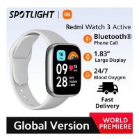 Xiaomi Redmi Watch 3 Active 1.83 Inches LCD Display Blood Oxygen Heart Rate Bluetooth Voice Call 100+ Sports Modes - Premier Banking