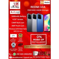 REDMI 10A (3GB RAM & 64GB ROM) On Easy Monthly Installments By ALI's Mobile
