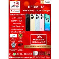 XIAOMI REDMI 13 (8GB RAM & 128GB ROM) On Easy Monthly Installments By ALI's Mobile