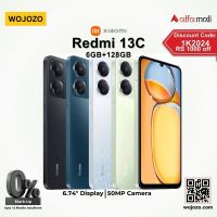 Redmi 13C 6GB+128GB PTA Approved with One Year Official Warranty