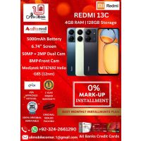 REDMI 13C (4GB RAM & 128GB ROM) On Easy Monthly Installments By ALI's Mobile