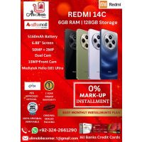 XIAOMI REDMI 14C (6GB RAM & 128GB ROM) On Easy Monthly Installments By ALI's Mobile