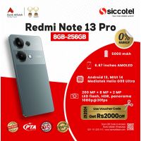 Redmi Note 13 Pro 8GB-256GB | 1 Year Warranty | PTA Approved | Monthly Installment By Siccotel Upto 12 Months