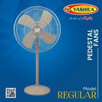 Yashica Pedestal Fan Regular Cooper Motor (Plastic Base) with Free Delivery | ON INSTALLMENT 