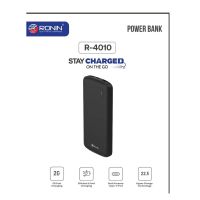 Ronin R-4010 Charge On The Go 10000mah Powerbank (Black) - ON INSTALLMENT