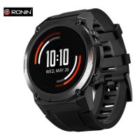 Ronin R-011 Smart Watch Black With Black Dial +1 Free Green Silicon Strap (Always On Display) - Premier Banking