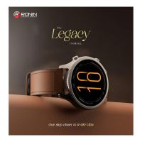 Ronin R-010 Ultra Metallic Finish Bluetooth Calling Smart Watch AMOLED +1 Free Black Strap with Every Watch - ON INSTALLMENT