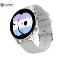 R-08 Always On Display Smart Watch +1 Free Black Strap with Every Watch (Silver-Grey) - ON INSTALLMENT