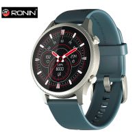 Ronin R-010 Metallic Finish Smart Watch +1 Free Black Silicon Strap with Every Watch (Nickel_Teal) - ON INSTALLMENT