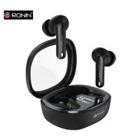 Ronin R-540 | ENC | Digital Display | Dual Mic | IPX4 Water Resistant | Gaming Earbuds (Black) - ON INSTALLMENT