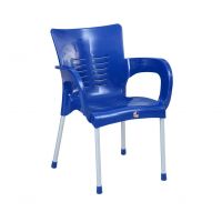 SAAB Relaxo Chair With Silver Legs Model SAAB SP-206 Pack of 4 