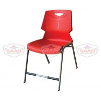 SAAB Study Chair Steel Plastic Model S-195 Pack of 4 Chairs 