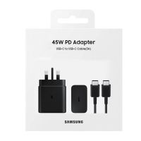 SAMSUNG 45W POWER ADAPTER 1.8M C2C CABLE BLACK (3 PIN) -  ON INSTALLMENT