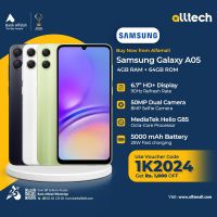 Samsung A05 4GB-64GB | 1 Year Warranty | PTA Approved | Monthly Installments By ALLTECH Upto 12 Months