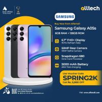 Samsung A05S 6GB-128GB | 1 Year Warranty | PTA Approved | Monthly Installments By ALLTECH Upto 12 Months