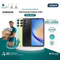 Samsung A34 8GB-128GB | PTA Approved | 1 Year Warranty | Installment With Any Bank Credit Card Upto 10 Months | ALLTECH
