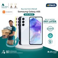 Samsung A55 5G 8GB-256GB | PTA Approved | 1 Year Warranty | Installment With Any Bank Credit Card Upto 10 Months | ALLTECH