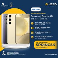 Samsung S24 8GB-256GB | 1 Year Warranty | PTA Approved | Monthly Installments By ALLTECH Upto 12 Months