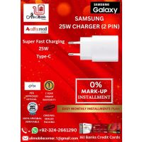 SAMSUNG 25W 2-PIN CHARGER On Easy Monthly Installments By ALI's Mobile