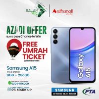 Samsung Galaxy A15 8GB RAM 256GB Storage On Easy Installments (12 Months) with 1 Year Brand Warranty & PTA Approved With Free Gift by SALAMTEC & BEST PRICES