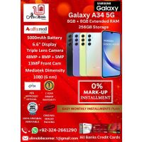 SAMSUNG GALAXY A34 5G (8GB+8GB EXTENDED RAM & 256GB ROM) On Easy Monthly Installments By ALI's Mobile