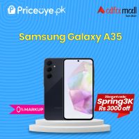 Samsung A35 5G (Awesome Lemon) 256GB 8GB RAM Priceoye Easy Monthly Installment PTA Approved 