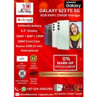 SAMSUNG GALAXY S23 FE 5G (8GB RAM & 256GB ROM) On Easy Monthly Installments By ALI's Mobile