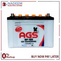 AGS SP-100 11Plates (12V 60AH, 20HR) (Without Acid) INSTALLMENT