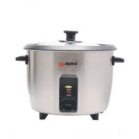 Alpina Stainless Steel Rice Cooker 1.5 Litres SF-1911 With Free Delivery On Installment By Spark Technologies.