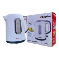 Alpina 2200 W Cordless Kettle 1.7L White (SF-2105) With Free Delivery On Installment By Spark Technologies.