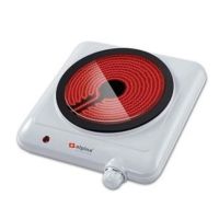 Alpina Glass Top Single Ceramic Hot Plate (SF-6005) With Free Delivery On Installment By Spark Technologies.