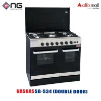 Nasgas SG-534 Double Door Tempered Front Glass Large Burners On Installments