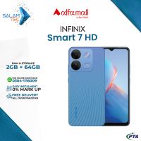 Infinix Smart 7 HD 2GB RAM 64GB Storage On Easy Installments (12 Months) with 1 Year Brand Warranty & PTA Approved With Free Gift by SALAMTEC & BEST PRICES