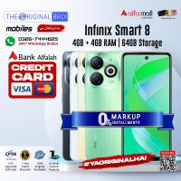 Infinix Smart 8 | 4GB RAM | 64GB Storage | Installment | PTA Approved | 1 Year Warranty | The Original Bro Mobiles