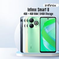 Infiinix Smart 8 4GB RAM 64GB Storage | PTA Approved | 1 Year Warranty | Installments Upto 12 Months - The Game Changer
