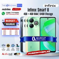 Infinix Smart 8 4GB RAM 64GB Storage | PTA Approved | 1 Year Warranty | Installment - The Original Bro