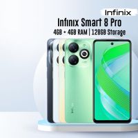 Infinix Smart 8 Pro 4GB RAM 128GB Storage | PTA Approved | 1 Year Warranty | Installment Upto 12 Months - The Game Changer