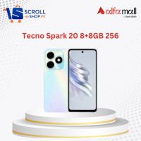 Tecno Spark 20 8+8GB / 256 Storage | PTA Approved | 1 Year Warranty | Installment 
