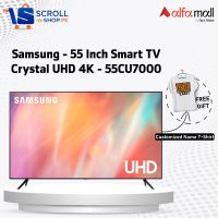 Samsung - 55 Inch Smart TV Crystal UHD 4K - 55CU7000 (SNS) - INST