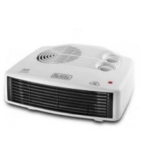 Black & Decker - Fan Heater With Dual Thermal Control & Cooling Fan For Added Versatility - White & Black - HX230 (SNS)- INST (002) 