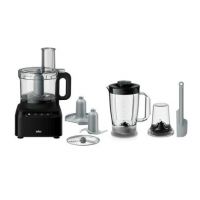 Braun - Food Processor PurEase Collection Chopper/Blender/Grinder 3in1 800W - FP3132 (SNS) - INST (002) 