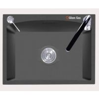 Glam Gas - Kitchen Sink Life Style 11 ARCE BK Single Bowl Hand Made Stainless Steel Black - 11ABK (SNS)  - INSTALLMENT