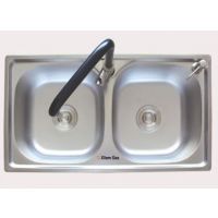 Glam Gas - Kitchen Sink Double Bowl F-02 - F02 (SNS)  - INSTALLMENT