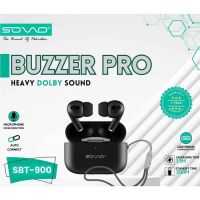 SOVO SBT-900 PRO TWS Bluetooth Earbuds With Analog Noise Cancelling (Black) - Premier Banking