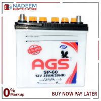 AGS SP 60 9Plates (12V 35AH, 20HR) (Without Acid) ON INSTALLMENT 